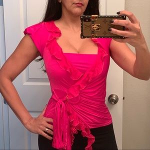 Roberto Cavalli Pink/Fuchsia Sexy top Medium